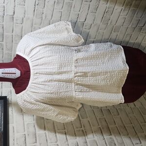 Old Navy SZ L White Top